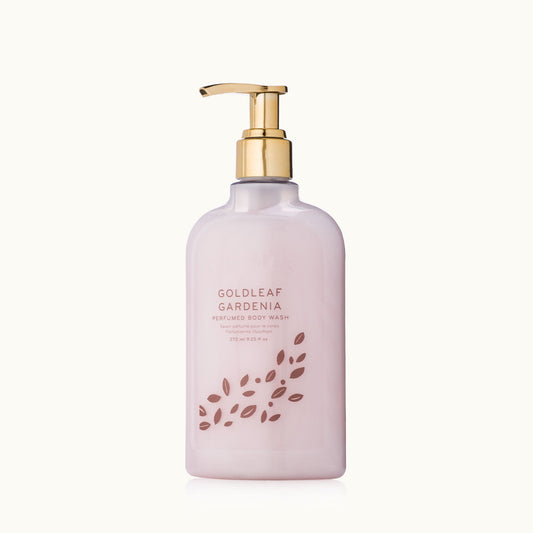 Thymes Goldleaf Gardenia Perfumed Body Wash for shower or bath