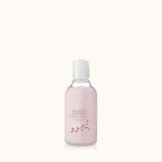 Thymes Goldleaf Gardenia Perfumed Body Wash petite size perfect for travel