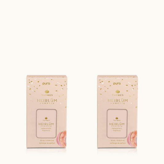 Thymes Heirlum Pumpkin Pura Diffuser Refill 2-Pack Bundle