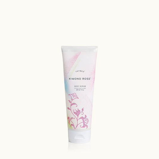 Thymes Kimono Rose Body Scrub for exfoliation