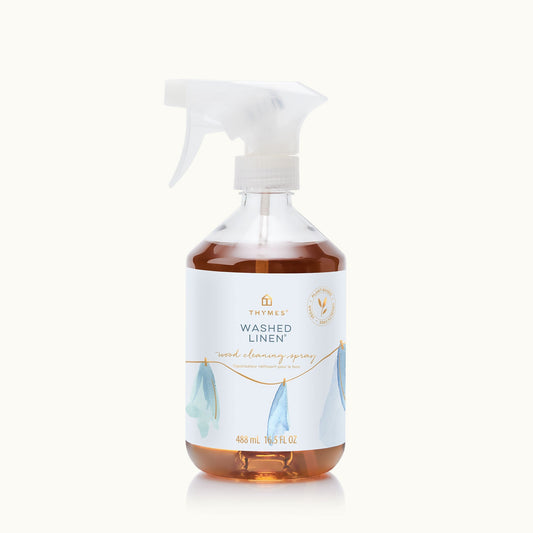 Washed Linen Wood Cleaning Spray is a fresh fragrance